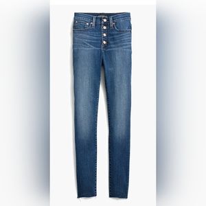 JCrew Curvy Button Fly High Rise Jeans